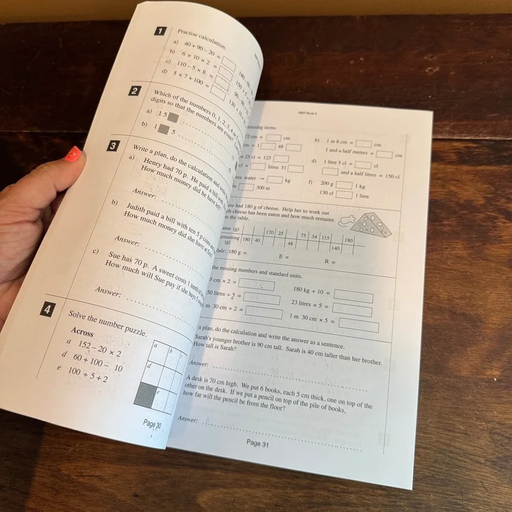 Mathematics Enhancement Programme MEP Practice‎ Book 3 Primary Education USED